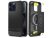 Apple iPhone 15 Pro ütésálló hátlap - Spigen Rugged Armor MagSafe - fekete