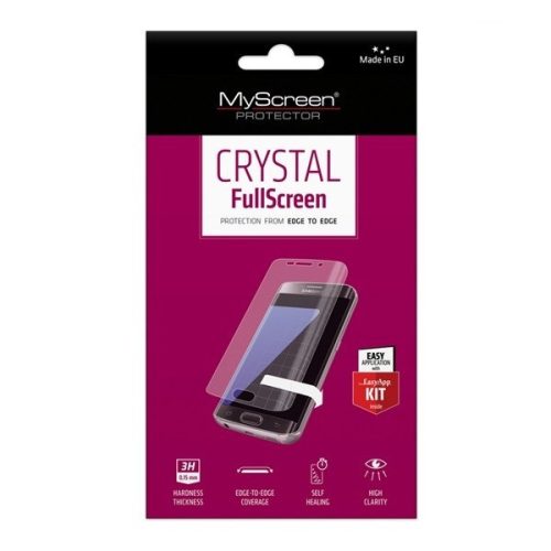 Samsung Galaxy A20s SM-A207F, Kijelzővédő fólia (az íves részre is!), MyScreen Protector, Clear Prémium