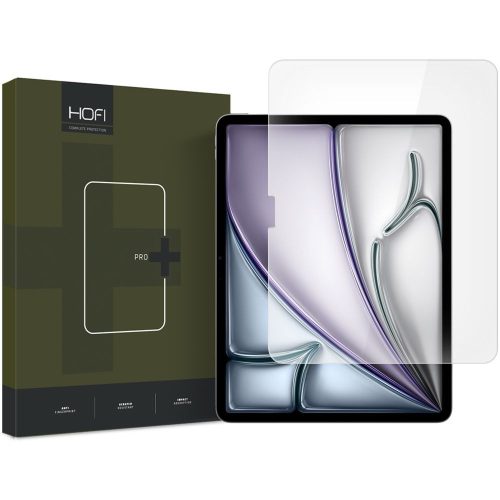 Apple iPad Air 11 (2024 / 2025), Kijelzővédő fólia, ütésálló fólia, Tempered Glass (edzett üveg), Clear