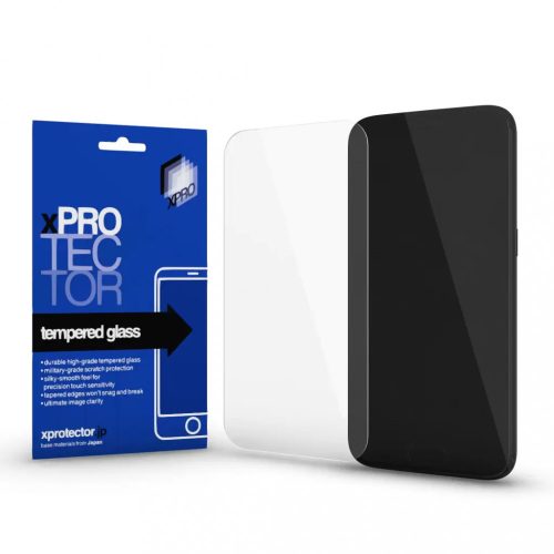 Sony Xperia 5 II, Kijelzővédő fólia, ütésálló fólia (az íves részre NEM hajlik rá!), Tempered Glass (edzett üveg), 0.33, Xprotector, Clear